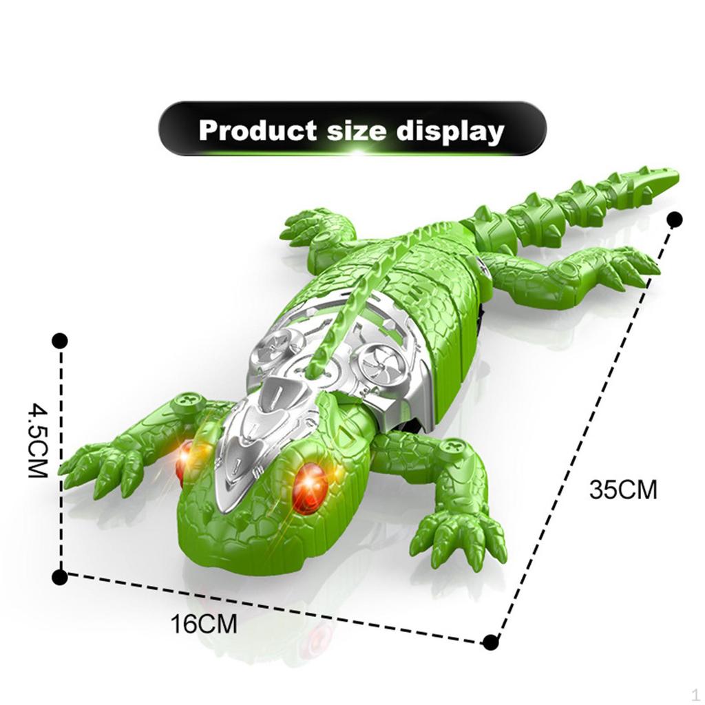 Remote Control Animal for Children Teens Funny Cool Wall Climbing Lizard Toy Green