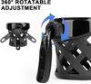 Motorcycle Handlebar Drink Cup Holder W/Mesh Basket Mount Universal