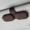 Auto Sonnenblende Brillen Magnetischer Halter Clip Multifunktions Leder Sonnenbrillen Dokument Ticket Kartenhalter Auto Zubehör
