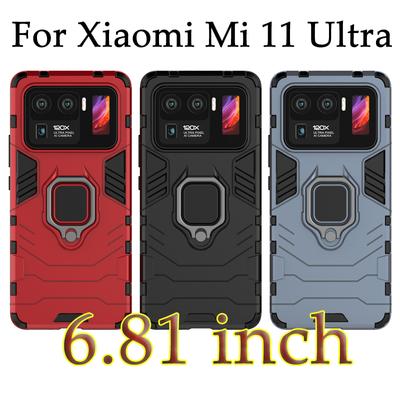 Voor Xiaomi Mi 11 Ultra Hoesje Vingerring Pantser Bumper Harde Hoes Voor Xiaomi Mi 11 Lite 5G NE Cover Voor Xiaomi 12 Xiaomi 11 11T Pro