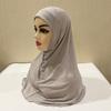 Ramadan Hijabs Scarf for Kids Girl 7 To 12 Years Old Muslim Islamic Shawls Soft Stretch Headscarf Malaysia Girl Children Hijabs