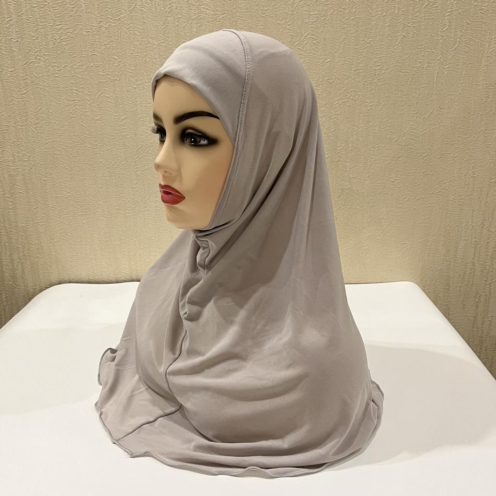 Ramadan Hijabs Scarf for Kids Girl 7 To 12 Years Old Muslim Islamic Shawls Soft Stretch Headscarf Malaysia Girl Children Hijabs