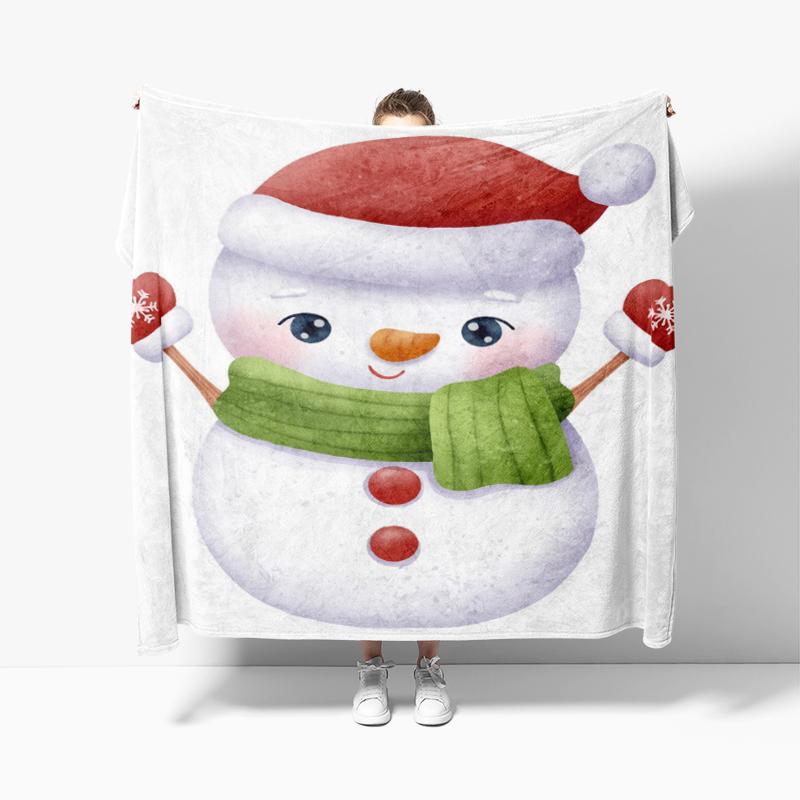 Wohndekoration Plüsch Überwurf Sofadecke Tagesdecke Bett flauschig weiche Decken Dekor Plaid Modern Halloween Frohe Weihnachten Winter