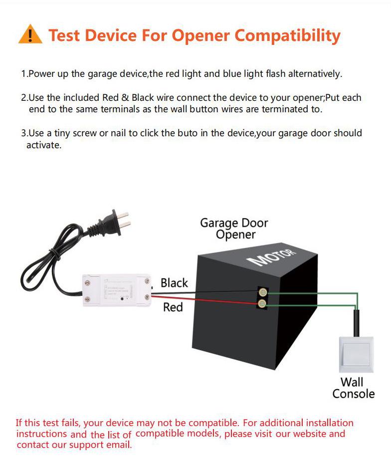 WiFi Smart Garage Door Controller with Alexa Voice and App Support