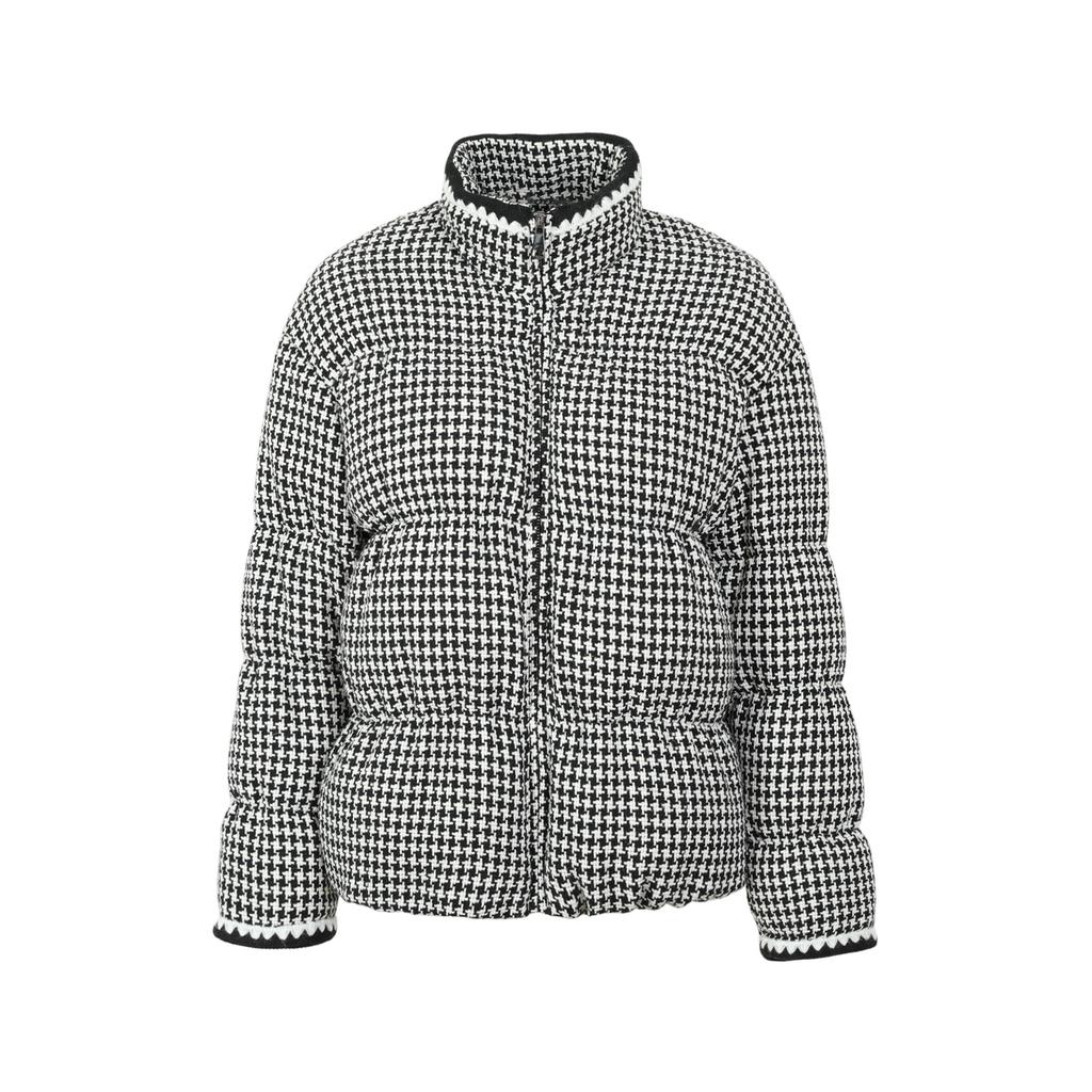 Autumn and winter classic new Qiandongge warm and thin design sense white duck down stand-up collar down bread clothes