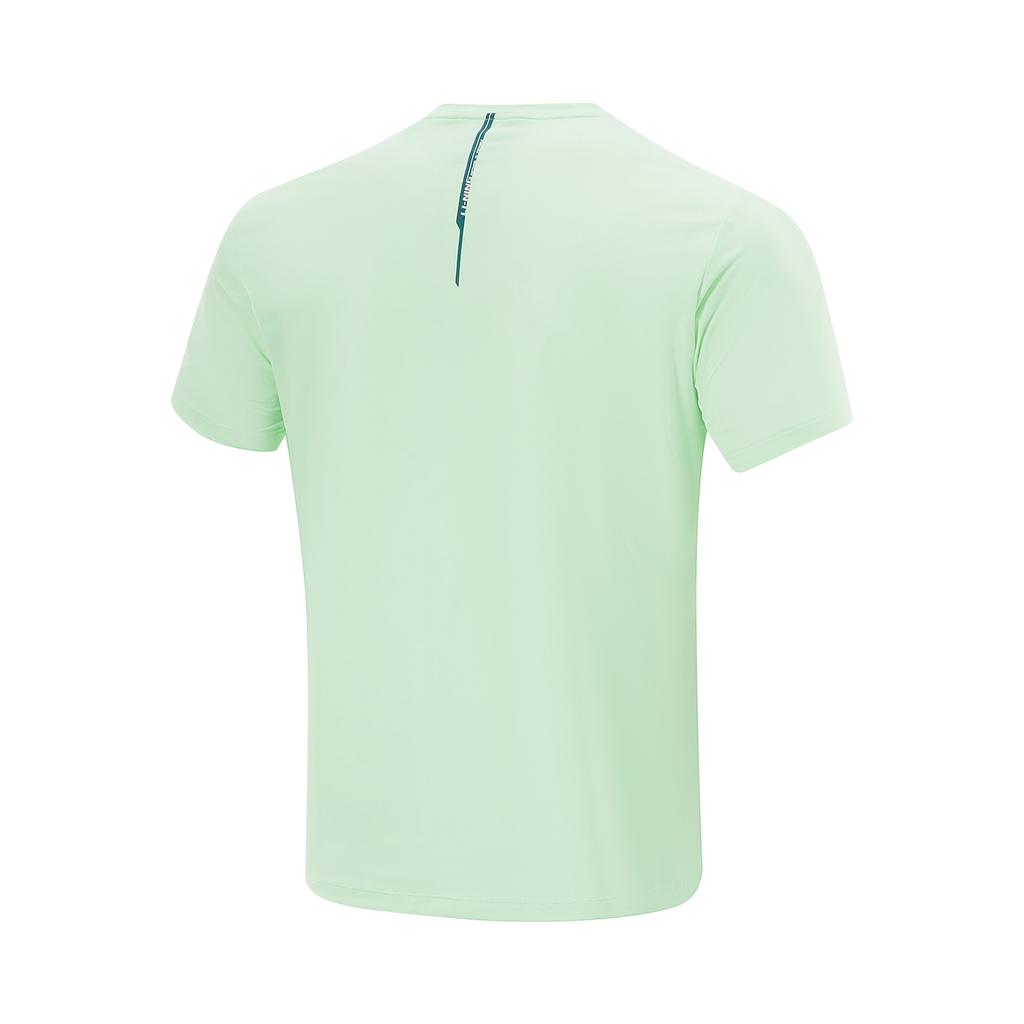Li-Ning Comfortable Sports Casual Simple Cooling T-Shirt Men Tops Sky-Green ATSV333-3