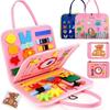 Montessori Kids Travel Toys Felt Activity Quiet Books Busy Board Activity Educational Sensory Learning Book Popular Toys Gifts