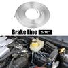 5/16" Car Brake Line Tubing 25ft Tubing Coil for Transmission System Silver Tone