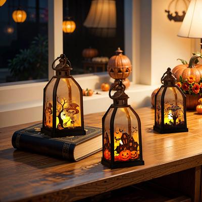 Decoraciones de Halloween, Luces de Mano, Luces Nocturnas, Velas Electrónicas, Viento, Accesorios de Decoración para Fiestas