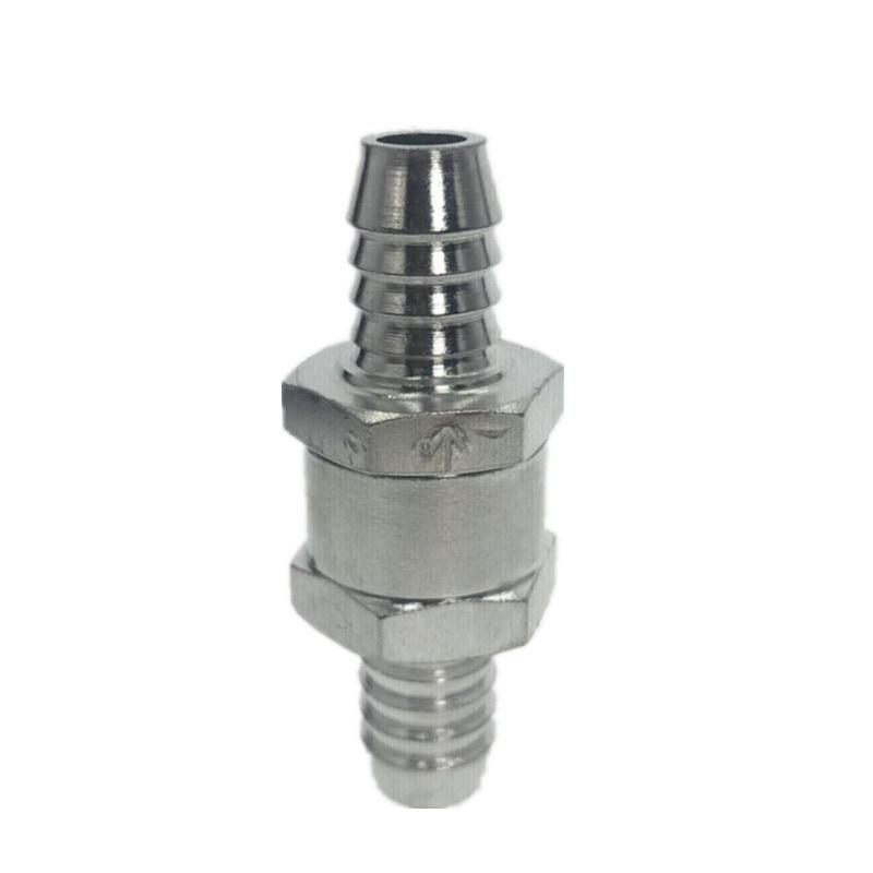 One Way 6/8/10/ 12mm 4  Size Valves Aluminium Alloy Fuel Non Return Check Valve One Way Fit Carburettor