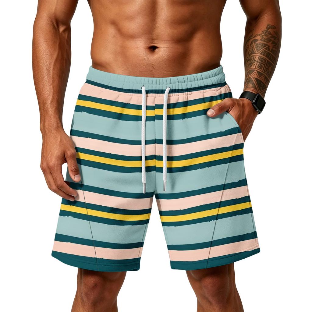 Men's Loose Fit Air Layer Shorts with Pockets Gym Workout Training Beach Casual Athletic Sportswear