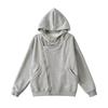 American vintage Gray Hoodie Women Winter Fleece-lined Thickened Loose Idle Style Casual Zip-up Cardigan Outerwear
