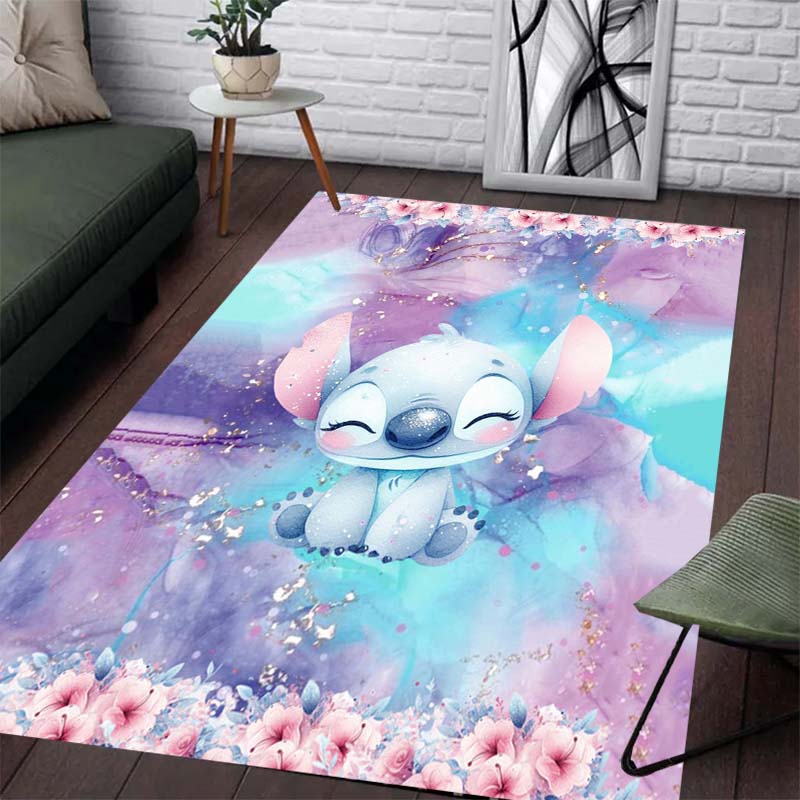 Tappeto Colorato e Carino con Motivo Stiddy - Antiscivolo per Cucina, Tappeto da Esterno, Decorazione per la Casa e la Camera da Letto, Regalo di Compleanno