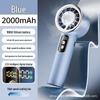 Handheld Mini Rechargeable Turbine Fan with Cooling Ice Pack for Desktop Use