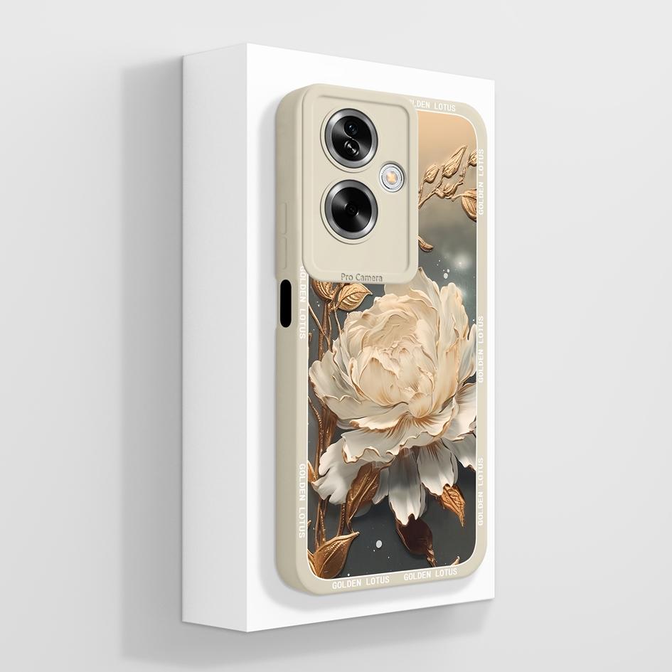 For OPPO A79 A77 A77s A78 A83 A91 A92 A93 A93s A94 A95 A96 4G 5G Phone Cases Lovely Panda Kitten Pattern Liquid Silicone Anti Slip Shell For OPPO Capa