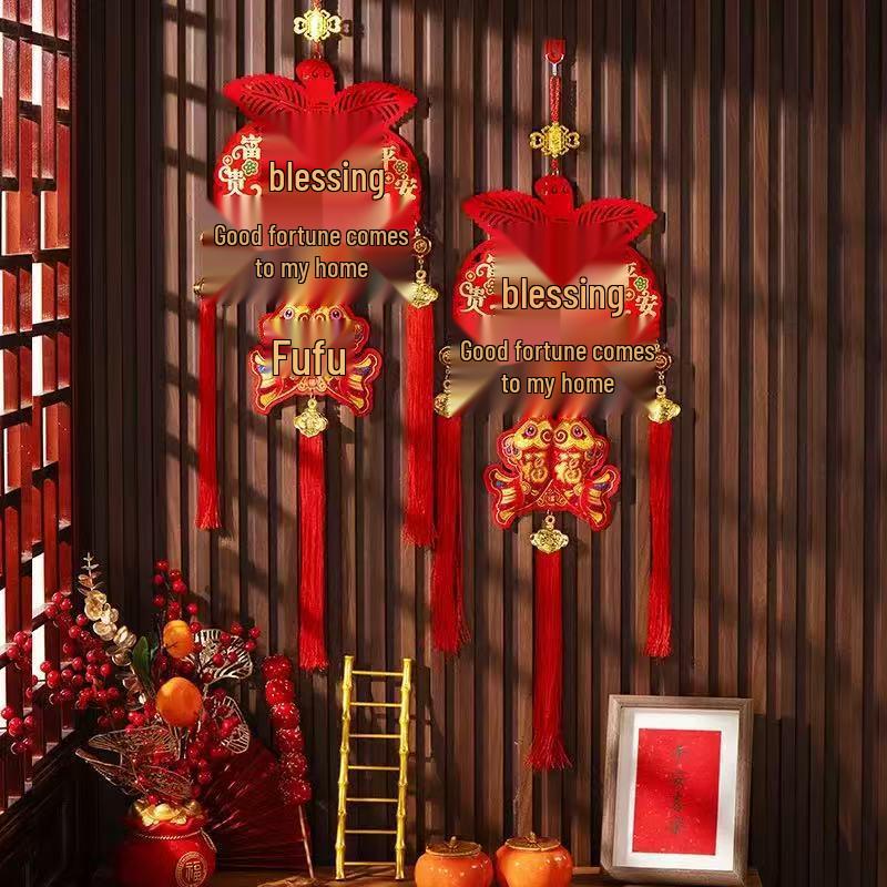 2026 Jahr des Pferdes Bestseller 3D Chinesischer Knoten Hängeornament für Innen für Frieden und Segen