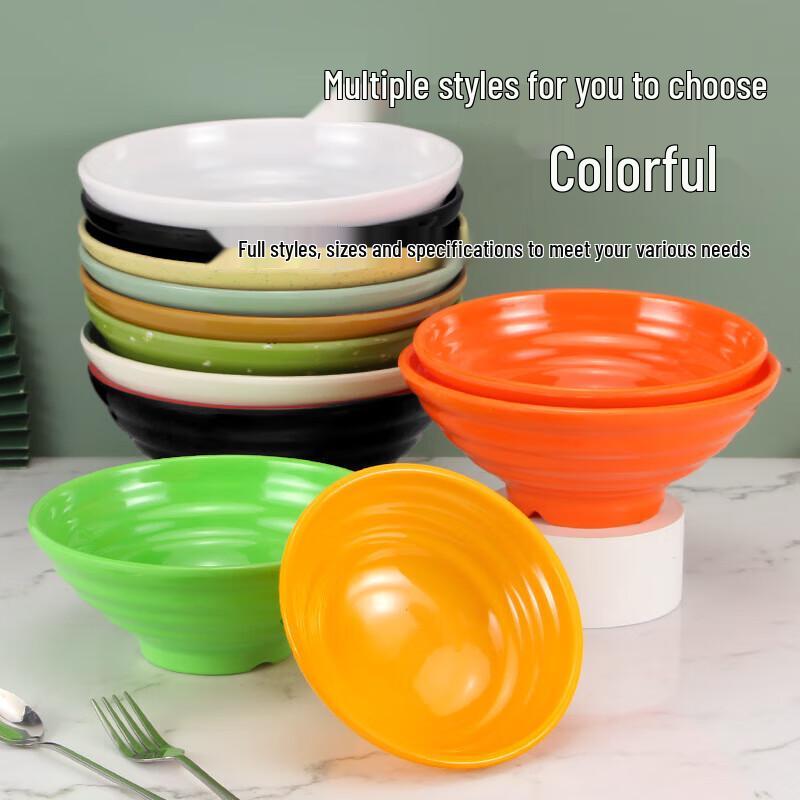 Chaitang Crafted Melamine Ramen & Soup Bowl