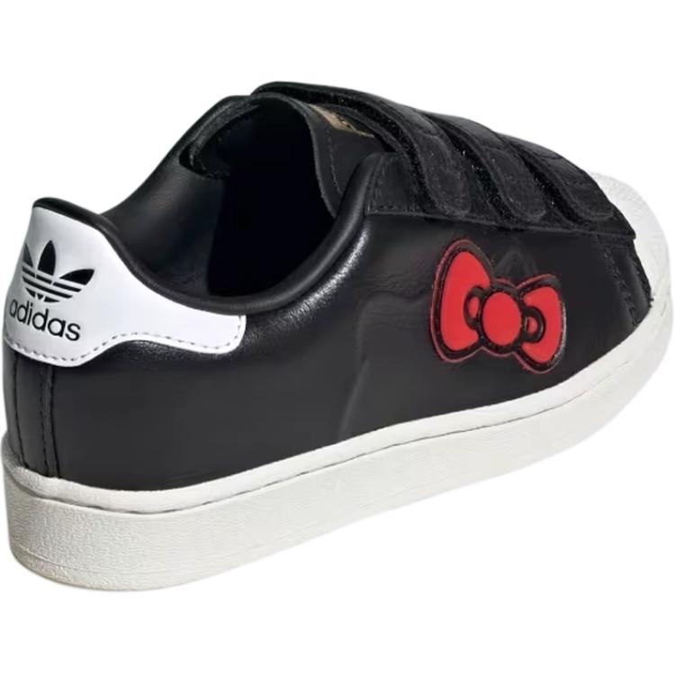 Hello Kitty x Adidas Superstar Comfort Closure C 50th Anniversary Kids Sneakers Black Core-Black Cloud-White IG6996