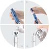 4PCS+6 Accessories Perfume Atomizer Refillable with 5 Spray Bottles, 2 Aluminum Funnel, 2 Dispensing Shenanigans, 2 Spring Straw