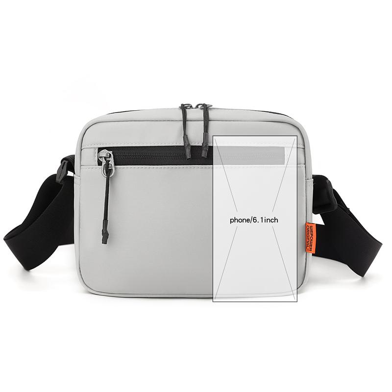 New casual versatile shoulder bag, daily commuting men's small shoulder bag, lightweight and portable crossbody bag