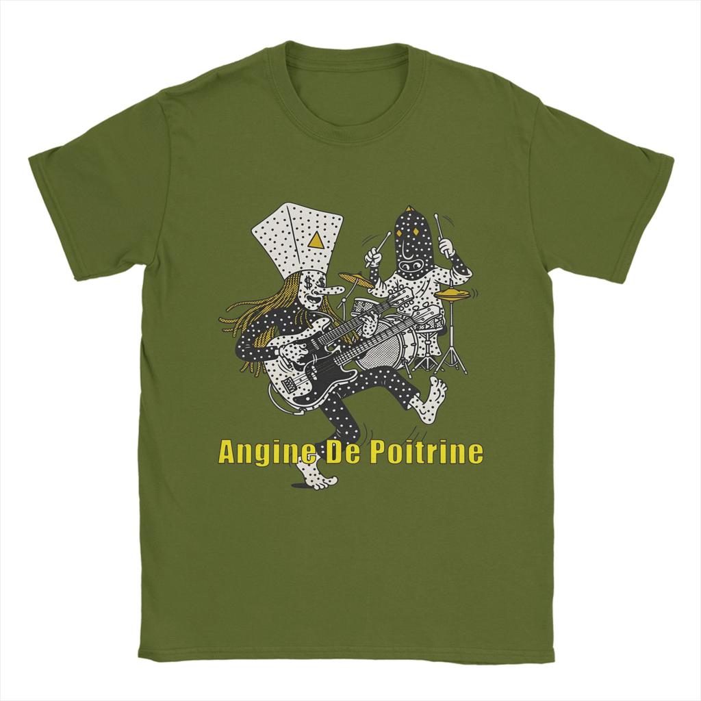 Angine De Poitrine Rock Band Cotton T Shirt For Unisex Summer  YK Funny T Shirts Leisure Tee Shirt Plus Size Hot Sale Tops