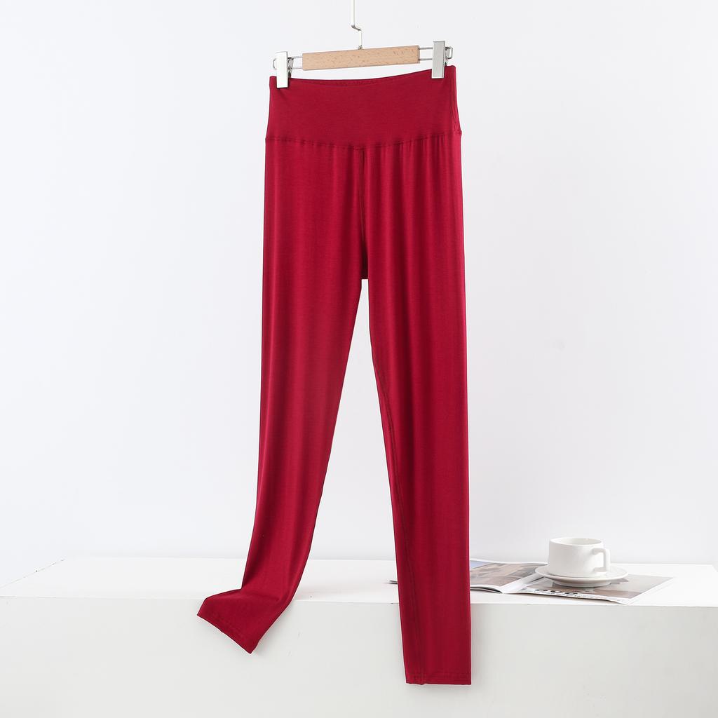 Plus size L to 6XL Modal Thermal Leggings for Women High-Waisted Slimming Tummy Control Butt-Lifting Ankle-Length Base Layer Pants