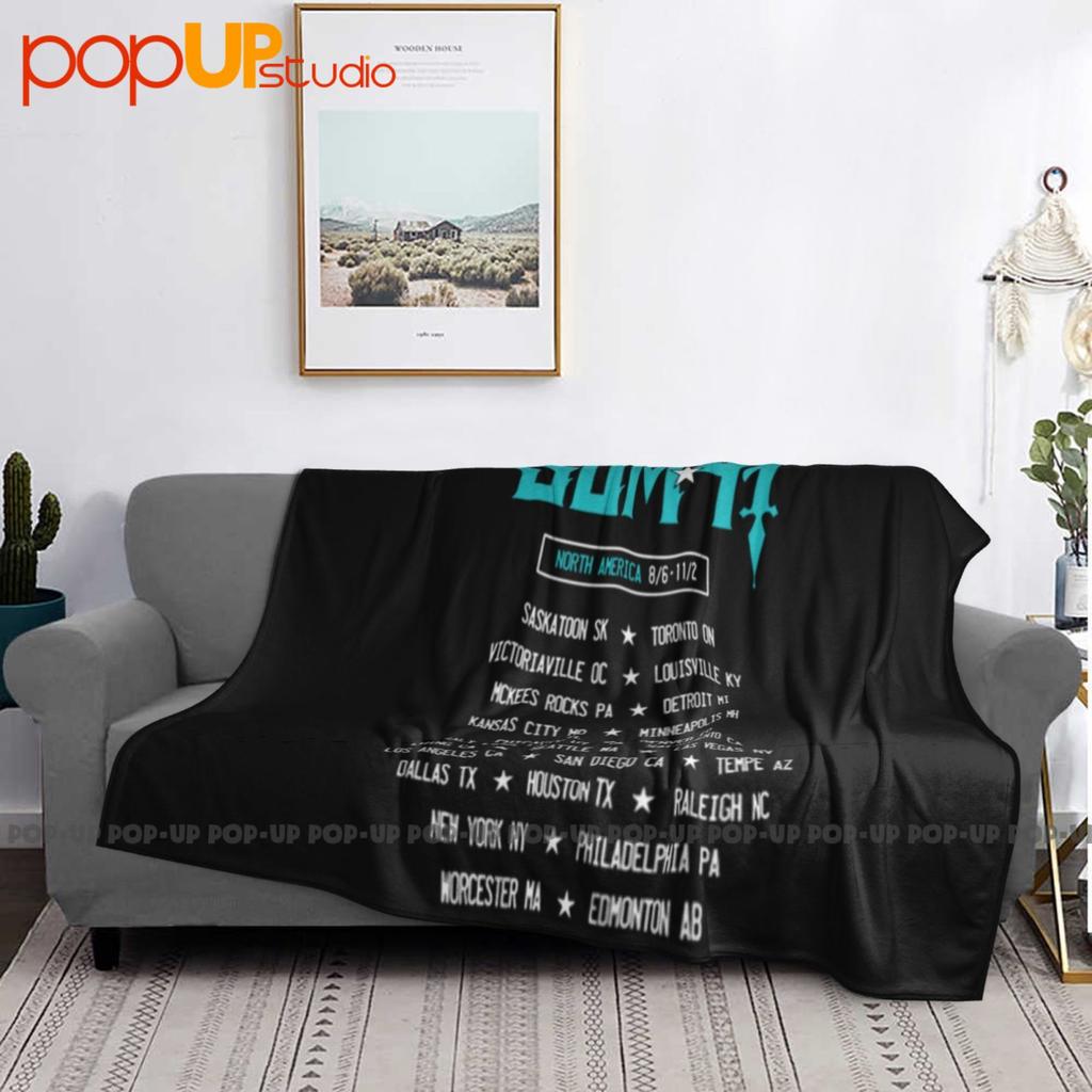 Sum 41 Blue Demon Tour Dates Band Ultra-Soft Blanket Quilt Winter Sofa Cover Bed Covers