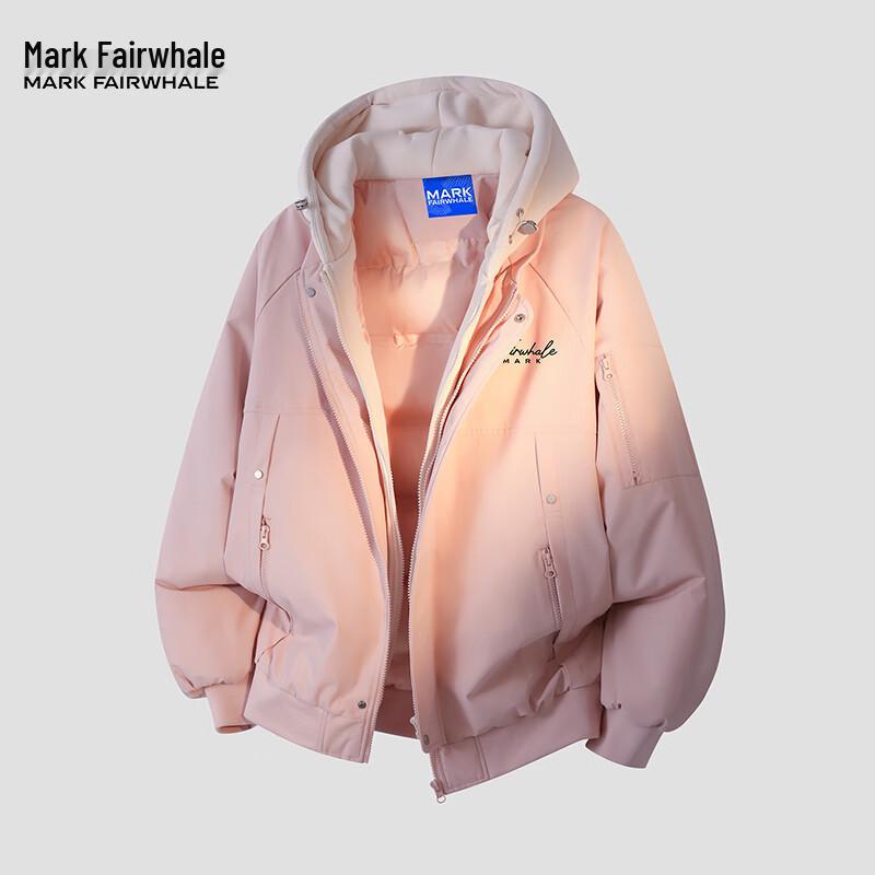 

Mark Hua Fei Men s Layered Look Trendy Padded Jacket L