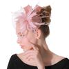 Europe And The United States New Feather Hairpin Bridal Hair Accessories Banquet Party Performance Hemp Hat Ball Headdress