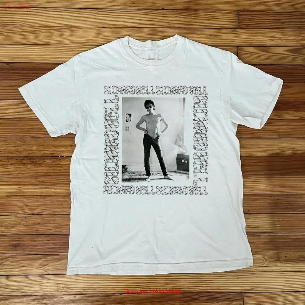 Heet Richard Hell Wit Katoen Alle Maten S 5xl T-shirt Ia376 Vintage Mode Top Voor Dagelijks Gebruik Mannen Stijlvol