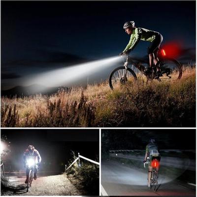 USB Waterproof Bicycle Lights Front Handlebar Cycling Night Warning Headlight W