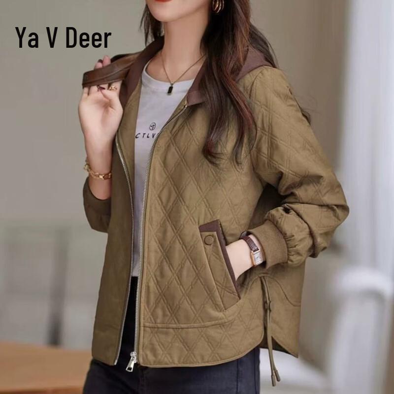 Yalu Women's Casual Hooded Spring Jacket