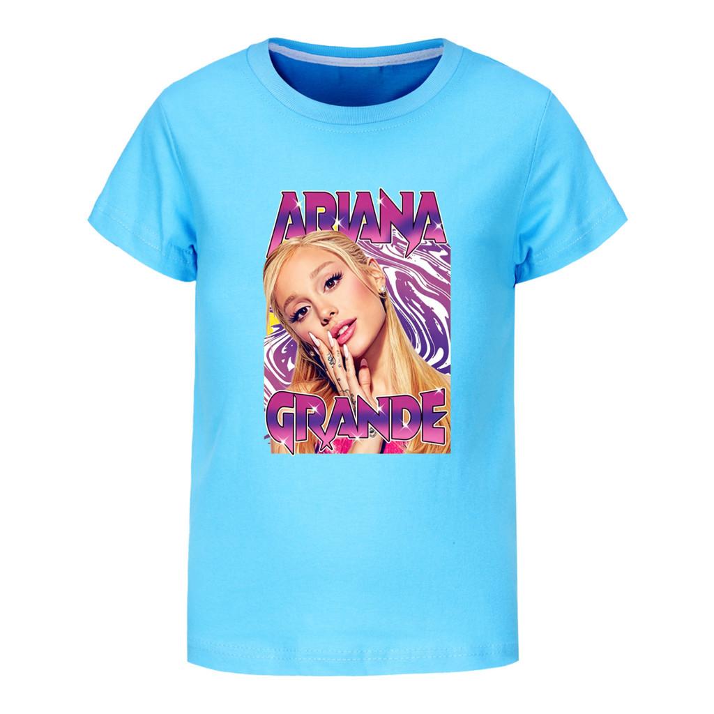 5802 Kids Boys Girls Ariana Grande Short Sleeves T-Shirt