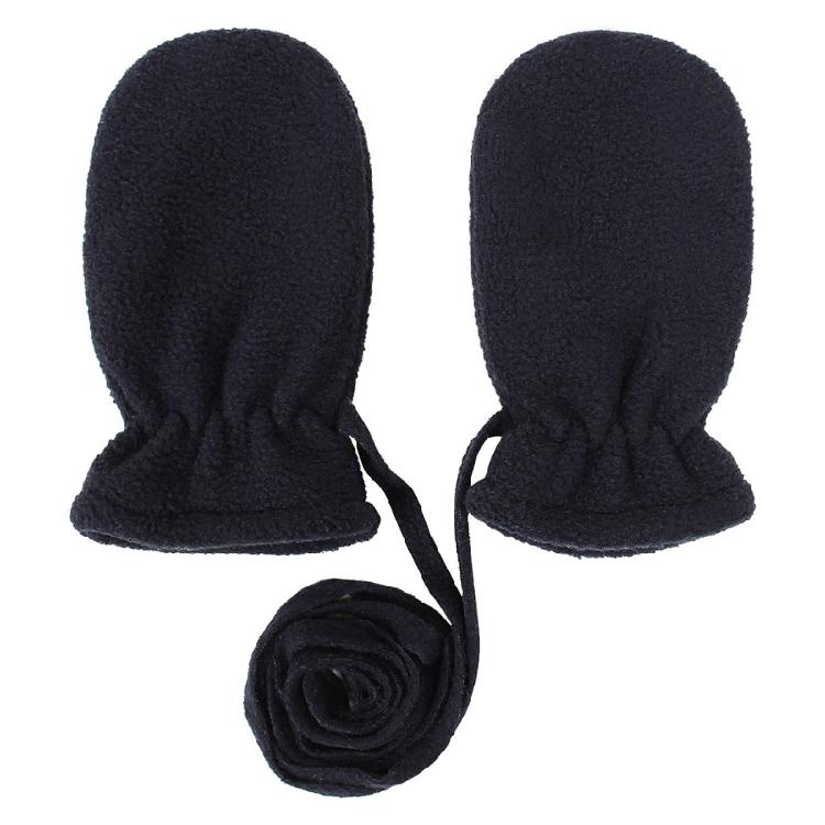 Polar Fleece Gloves Full Finger Plush Mittens for Toddlers Winter Warm Glove