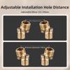 Copper Eccentric Screw Corner Universal Wall Mounted Adapter  Home Installation