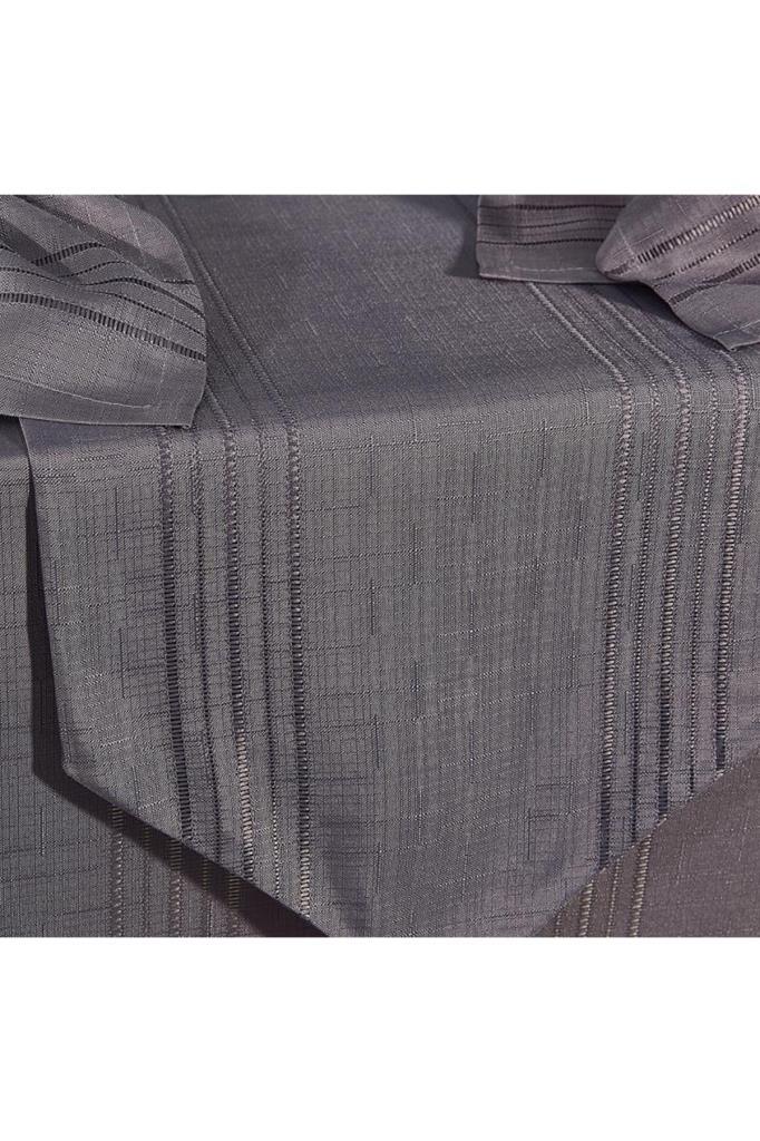 Corver Dinner/Launch Set 26pcs, Tablecloth 160x220, Runner, Napkins, Rings Antracite