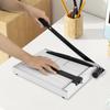 A4 To B7 Paper Cutter Tool Metal Blade Machine 12inch Multi-function Paper Trimming Knife Manual Crafting Office Supplies