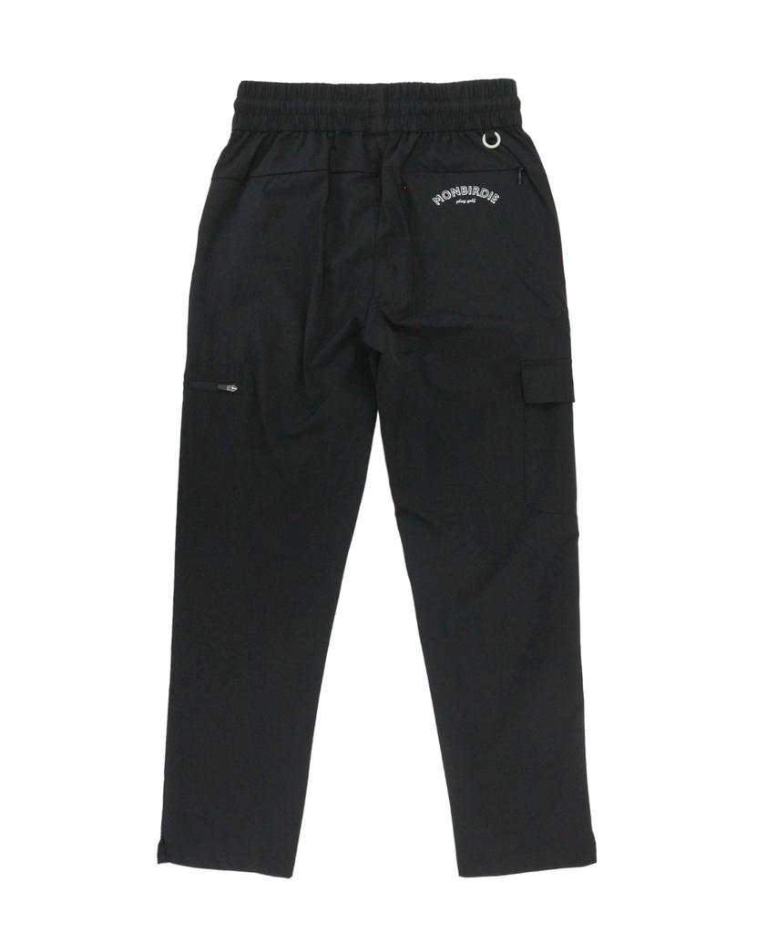 MONBIRDIE GOLF Cooling Cargo Elastic Waist Functional Pants Black