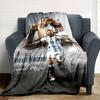 Messi Personalized Name Blanket Cozy Customizable Blanket Comfortable Suitable for Livingroom Bedding Sofa Office Chair for All Occasions