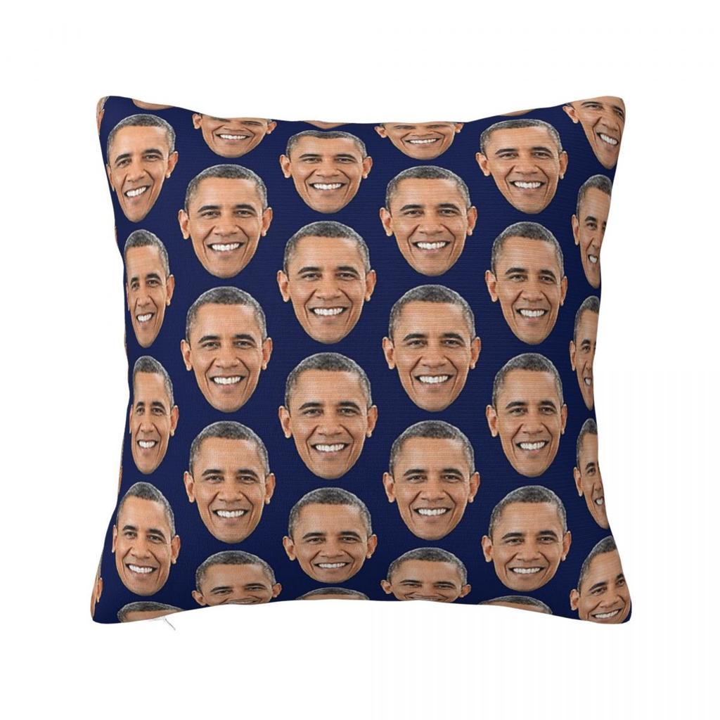 Barack Obama Square Pillowcase Cushion Cover Pillow Case Throw Pillow Cover for Home Bedroom Car