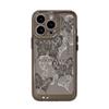 Black butterfly line for iPhone17PorMax transparent phone case 16Pro Apple 15 all-inclusive 13/14