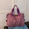 Solid Color Oxford Zipper Fashionable Casual Travel Bag  Soft Versatile Popular Shoulder Bag  New Large Capacity Crossbody Bag