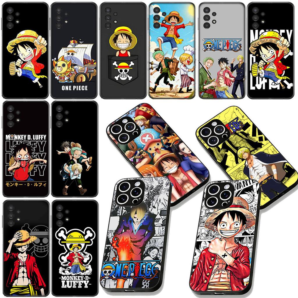 Luffy ONE PIECES Roronoa Zoro Sanji Phone Case for Samsung Galaxy Note 20 9 10 S8 S10 Lite S9 Plus A54 A53 A21S S10E A17 Cover