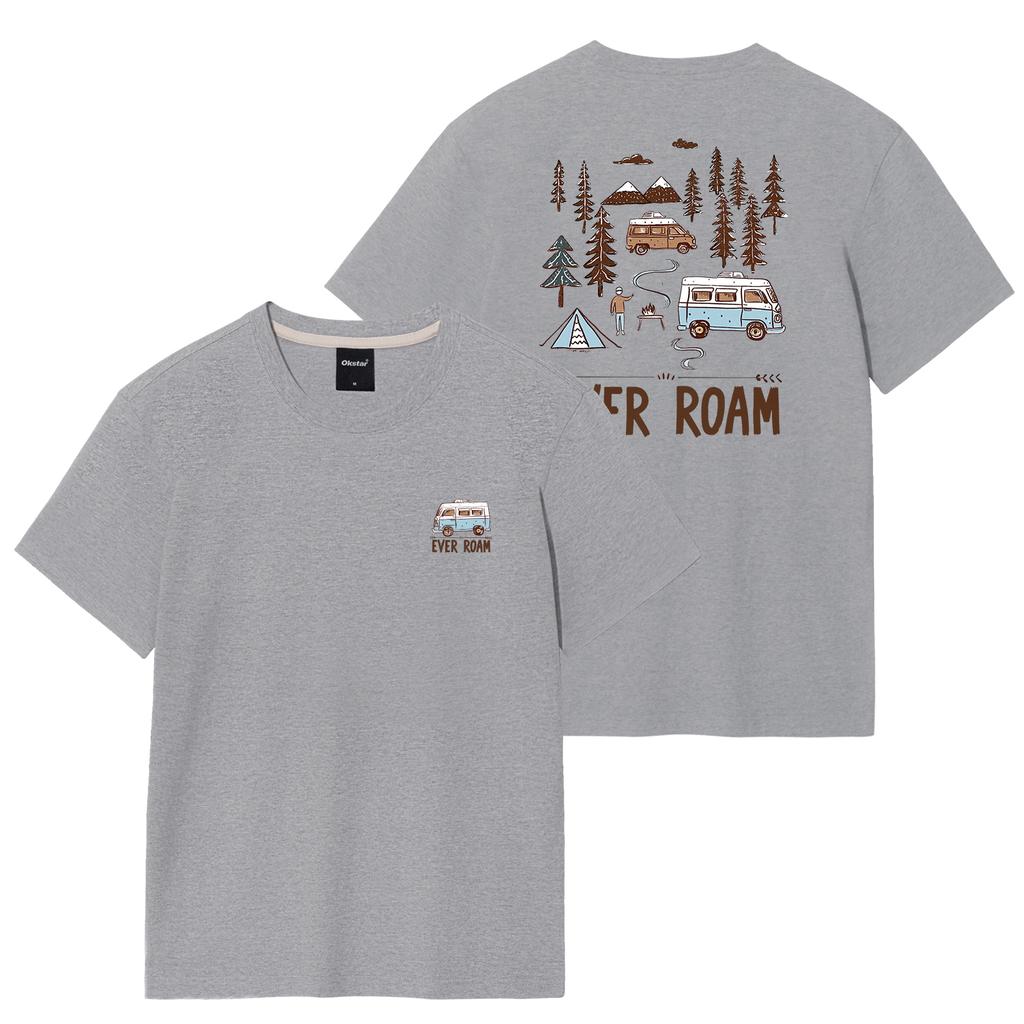 OKSTAR Camping Road Short Sleeve Tee (D Type)