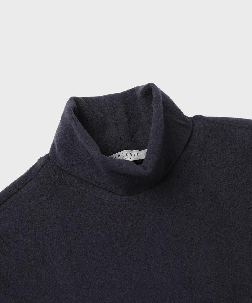 Panicalle Slim Fit Spandex Jersey Turtleneck T-Shirt [2 Colors]