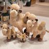 Kawaii zweihöckriges Kamel Plüschtier Weiches Kuscheltier Puppe Entzückendes Wüstenkamel Plüschtier für Kinder Geburtstagsgeschenk Heimspielzeug 15-45cm