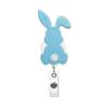 Easter Rabbit Cartoon Retractable Badge Holder Reel Id Card Holder For Office Workers Doctors Nurses Medical Students Students