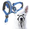 Muselière pour chien Anti-aboiement Anti-morsure Réglable Manchon pour animal de compagnie Cordelette de bouche en nylon Bleu