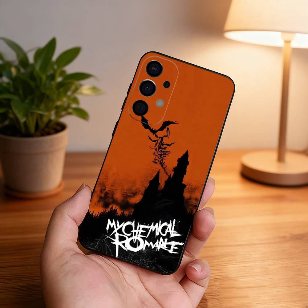 My C-Chemical R-Romance Black Cover Phone Case For Samsung S26,S25,S24,S21,S22,S23,S30,Ultra,S20,Plus,Fe,Lite,5G