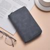 PU Leather Passport Holder with Magnetic Snap Closure, RFID Protection, and Anti-Theft Features – Durable Multifunctional Document Wallet